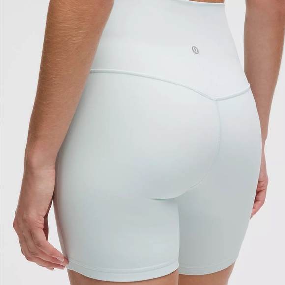 NWT Lululemon Align High-Rise Shorts 6” Size 6 Mint Breeze - Picture 2 of 6